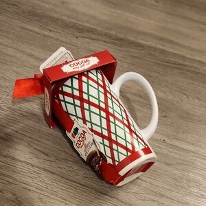 Festive Red and Green Plaid Mug